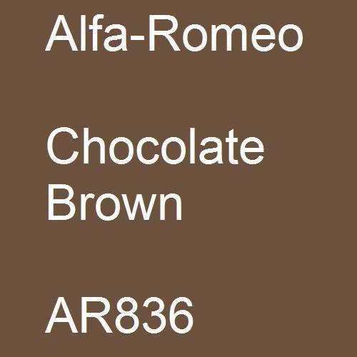 Alfa-Romeo, Chocolate Brown, AR836.